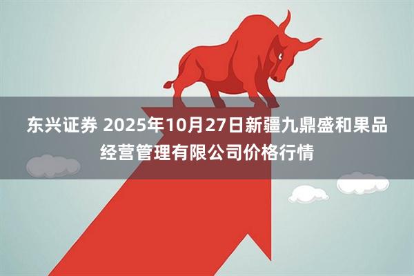 东兴证券 2025年10月27日新疆九鼎盛和果品经营管理有限公司价格行情
